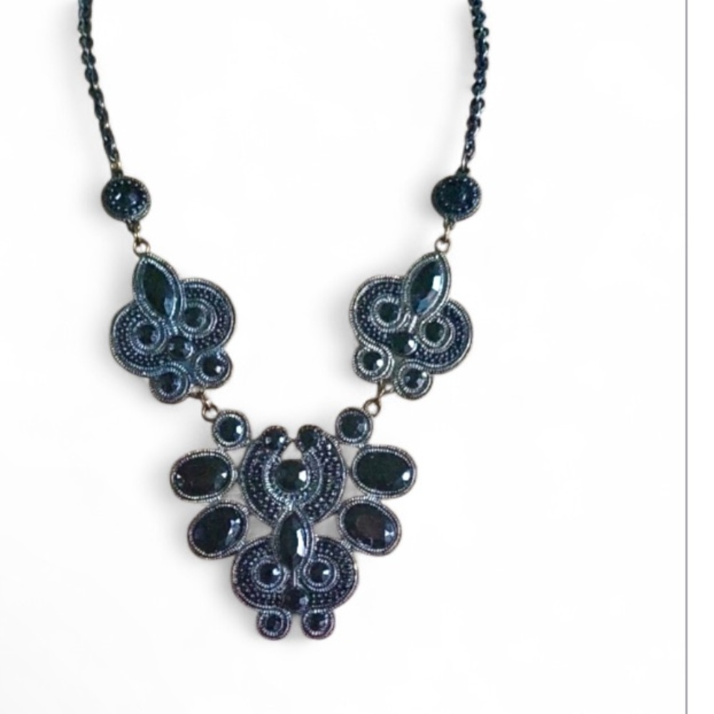 Beaded Black Necklace Versatile Elegant to Boho